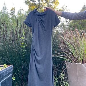 Ruched, Wool, Bias-cut Lida Baday Dress
